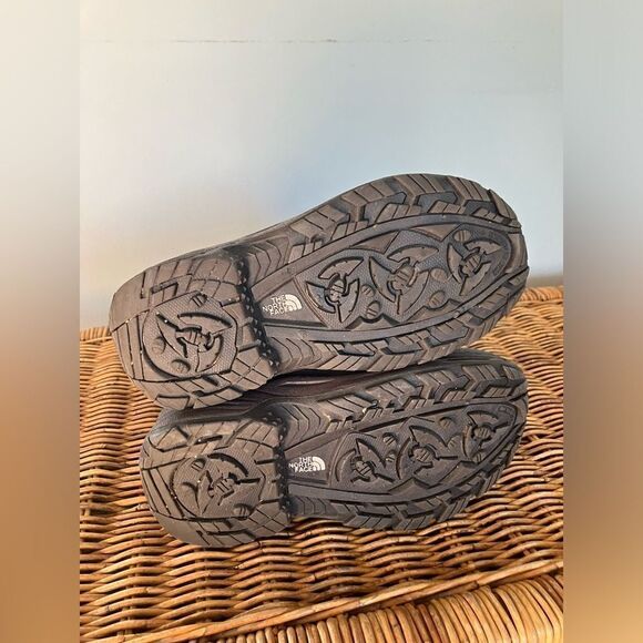 The North Face Greenland Zip Waterproof Winter Boot Brownie Brown Girls Size 3 - Picture 4 of 7